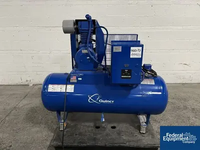 USED Quincy Quincy Air Compressor Model QRDS-3-80S Tank, QRDS-3