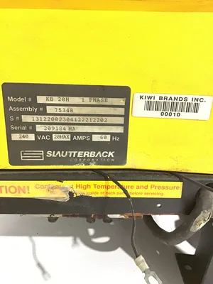 Slautterback KB 20H Hot Melt Glue Machine with Applicator Hose 1 Phase