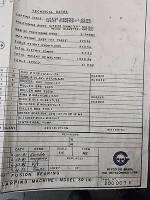 1981 Glyco Do Brasil 3R 110 Lappers | Tight Tolerance Machinery (6)