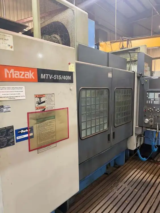 Used 2000 MAZAK MTV-515/40N Vertical Machining Centers Ohio US | Toolquip, Inc. #942640