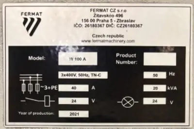 2021 FERMAT W100A Horizontal Table Type Boring Mills | Production Asset (6)