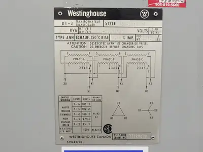 USED WESTINGHOUSE DT-3