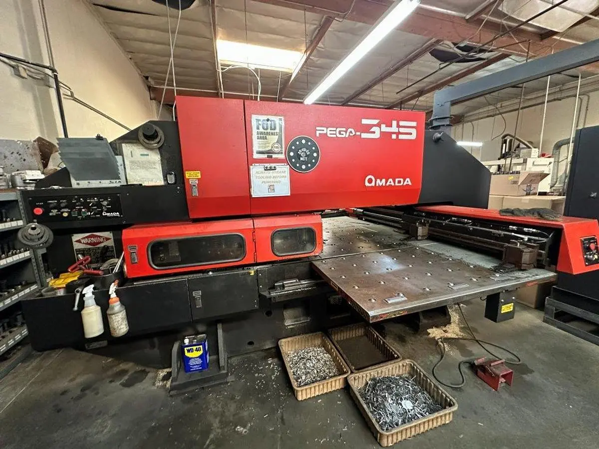 Used AMADA PEGA 345 QUEEN Turret Punches California US | MANUFACTURING SOLUTIONS #1371284