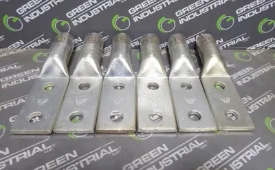 Box of 6 NSI Industries L500N Compression Lugs 1/2" Bolt Size New NIB