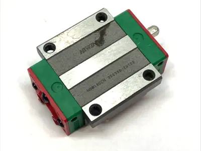 USED HIWIN LINEAR GUIDE BLOCK HG SERIES FLANGE HEAVY LOAD