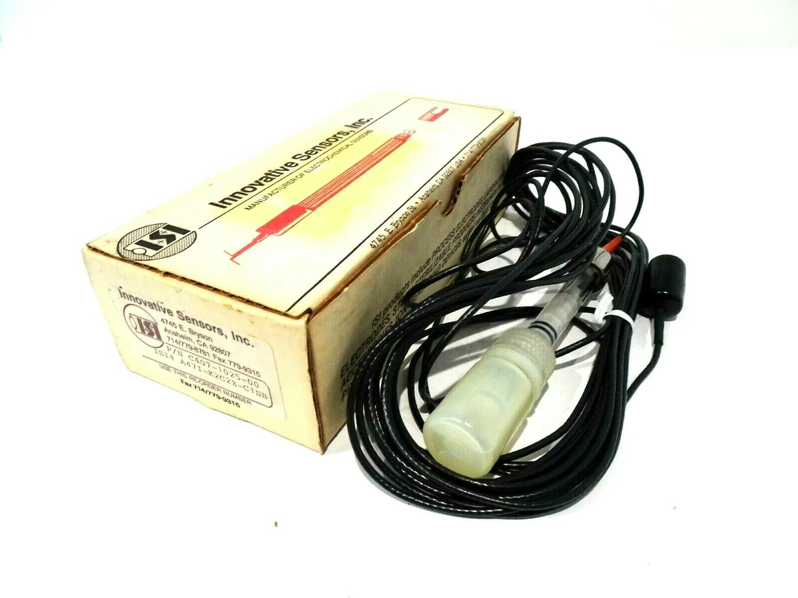 NEW INNOVATIVE SENSORS C407-1025-00 ELECTRODE C407102500