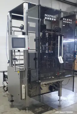 Used MATRIX PACKAGING ELETE QUAD Q13 Bagger Only Vertical Form & Fill Illinois US | Aaron Equipment #293837