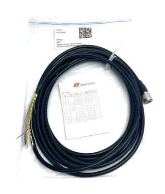 USED ALLIED VISION I/O CABLE 12-PIN HIROSE FEMALE TO OPEN END 5M LENGTH