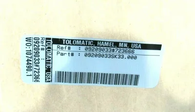 NEW TOL O MATIC 09209065 SEAL KIT W/ 09209033SK33.000 REPAIR KIT