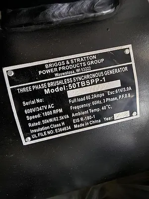 USED 2018 BRIGGS & STRATTON 50TBSPP-1