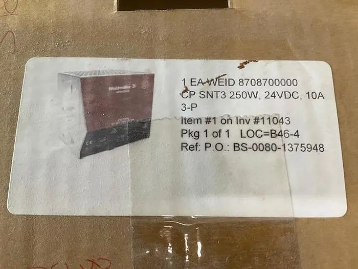 Weidmüller 3 Phase Power Supply Switch PN 8708700000