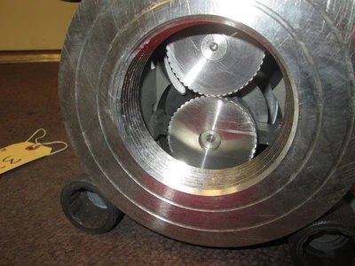 Max Machinery Helical Rotor Flowmeter, 3" inlet/outlet