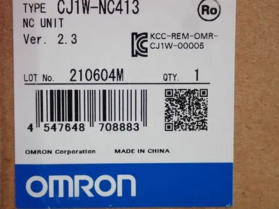 New | in-Stock OMRON CJ1WNC413 Electrical Controls | HGR 24 #748460