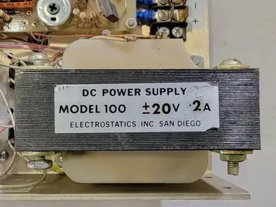 USED ELECTROSTATIC INC 100