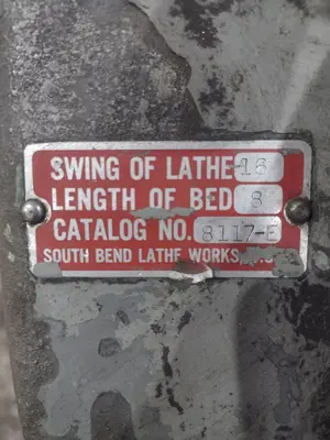 USED SOUTH BEND 8117-E