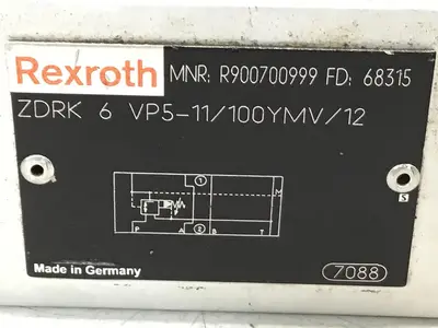 USED REXROTH ZDRK 6 VP5-11/100YMV/12