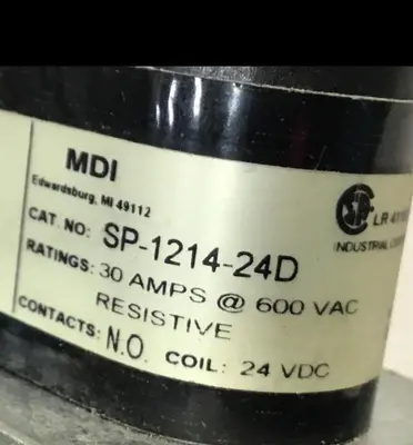 Used MDI SP-1214-24D Relays & Switches Michigan US | Ideal Machinery #580379
