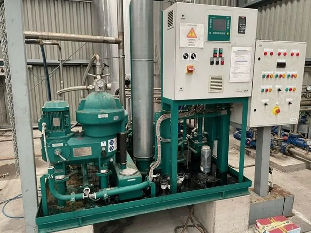 Westfalia OSD 6-01-037/3 oil purifier skid, SS.