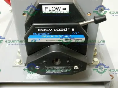 USED COLE PARMER 7583-50 HAZARDOUS DUTY PERISTALTIC PUMP 10-430RPM W/ 77200-62 HEAD