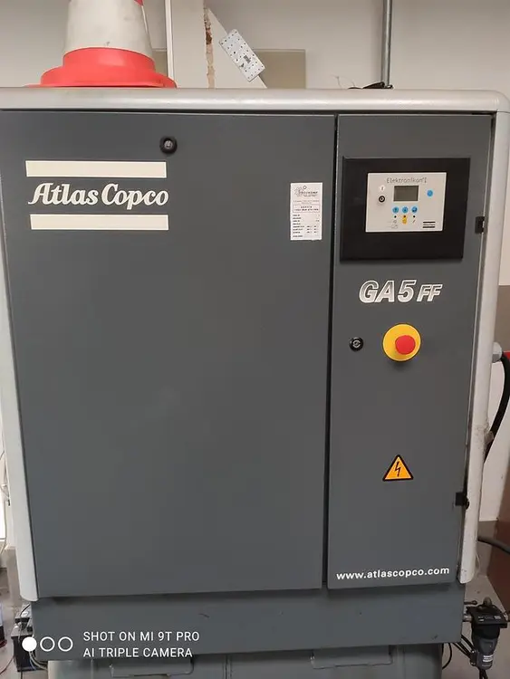 Used 2007 ATLAS COPCO GA5 FF Rotary Screw & Sliding Vane Air Compressors CZ | Amaron s.r.o. #1425573