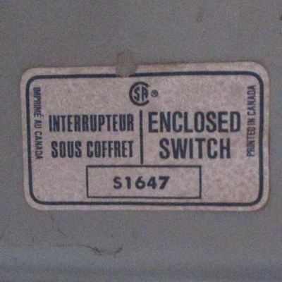Federal Pioneer 100 Amp Fusible Disconnect