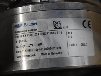 Used BAUMER 11216281 Encoders Ohio US | HGR 24 #801851