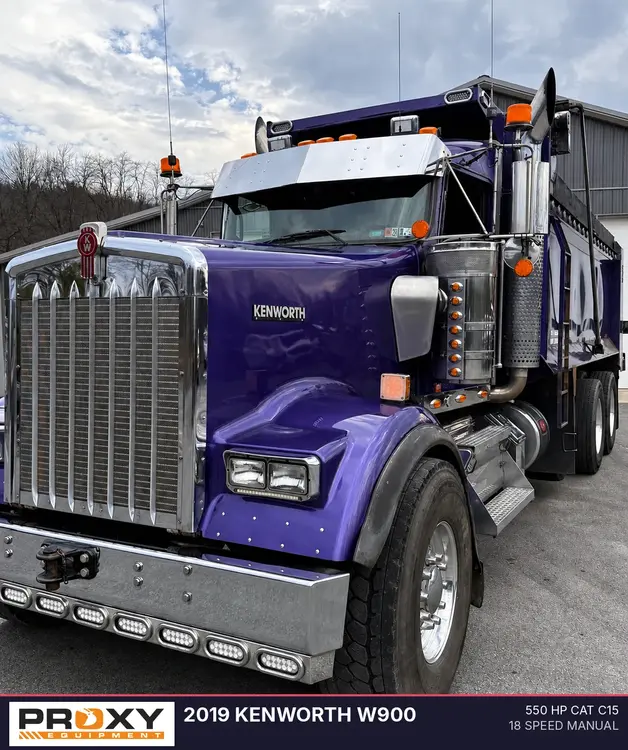 Used 2019 KENWORTH W900 Dump trucks Pennsylvania US | Proxy Equipment #1388719