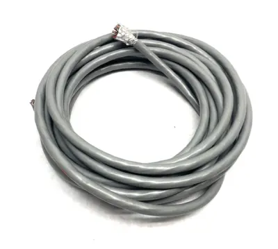 USED BELDEN 24 AWG SHIELDED PVC RS-232 COMPUTER CABLE 40-CONDUCTOR