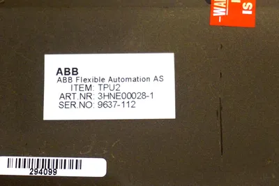ABB 3HNE00028-1 TPU2 TEACH PENDANT 3HNE000281