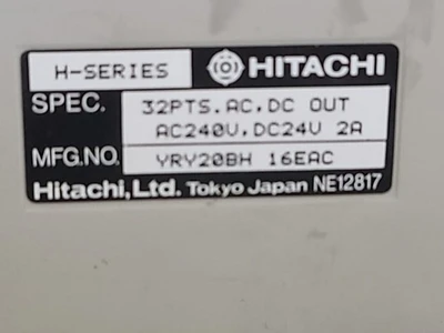 USED Hitachi Does Not Apply