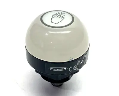 USED BANNER ENGINEERING EZ-LIGHT: 3-INPUT-COLOR TOUCH SENSOR M12 8-PIN 96764