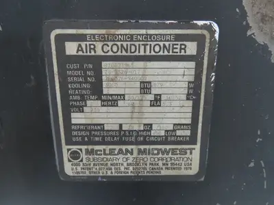 Used MCLEAN _UNKNOWN_ HVAC Parts and Equipment Indiana US | Arrow Industrial #633355