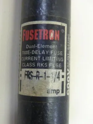 USED FUSETRON FRS-R-1-1/4