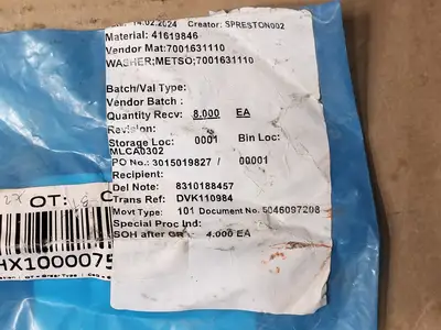 USED METSO 7001631110