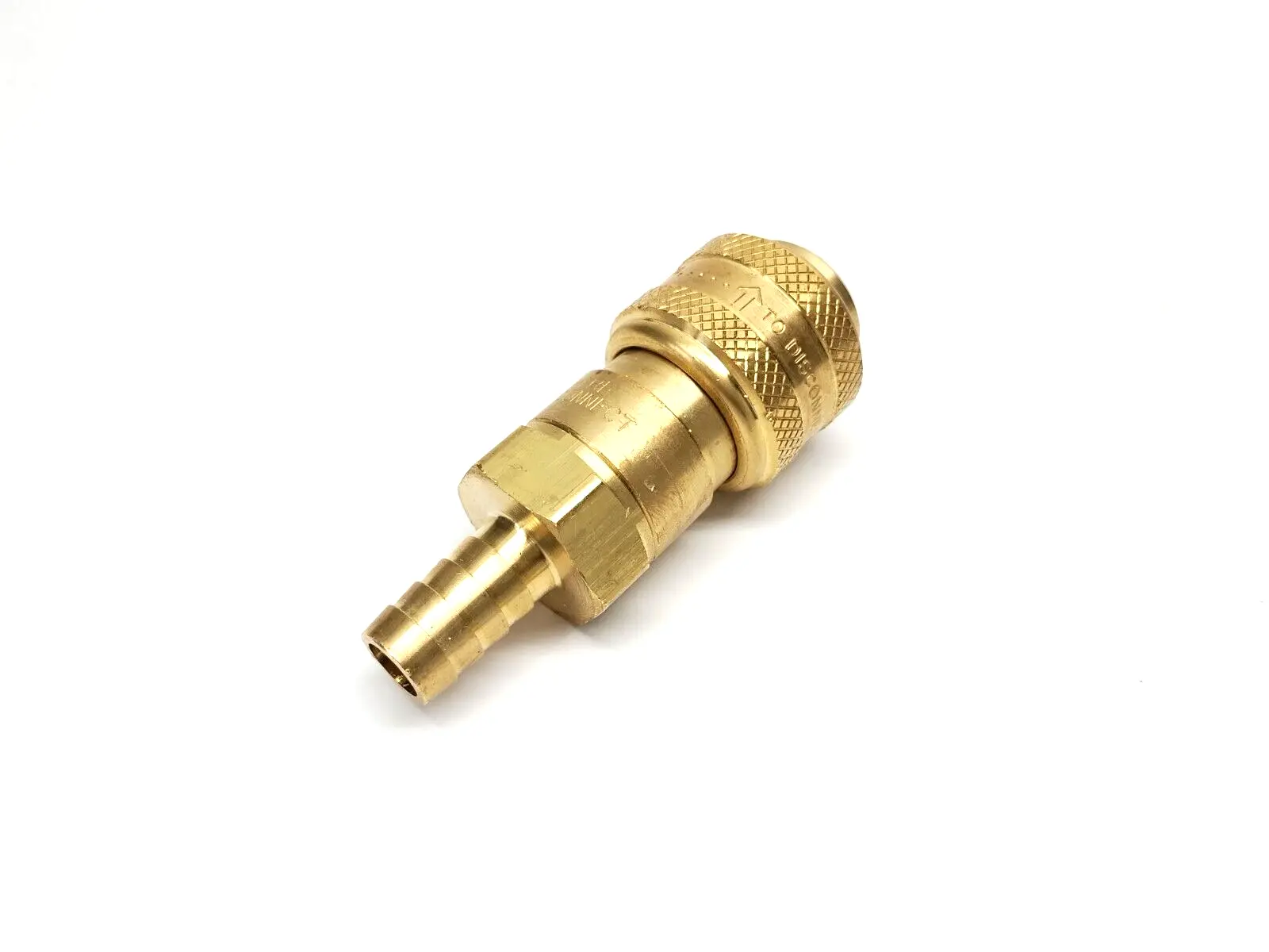 4DS4-B | Dixon  Pneumatic Automatic Hose Barb Coupler 1/2" Hose I.D. 1-1/16" Hex - New Other