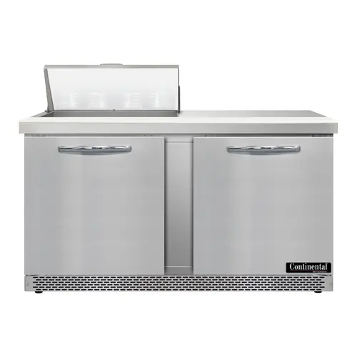 Continental D60N8-FB 60" Designer Line Sandwich/salad Prep Table W/ Refrigerated Base, 115v
