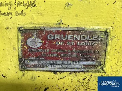 USED Gruendler Crusher & Pulverizer Co Gruendler Hog Hammer Mill, Model 72-4, 350 HP