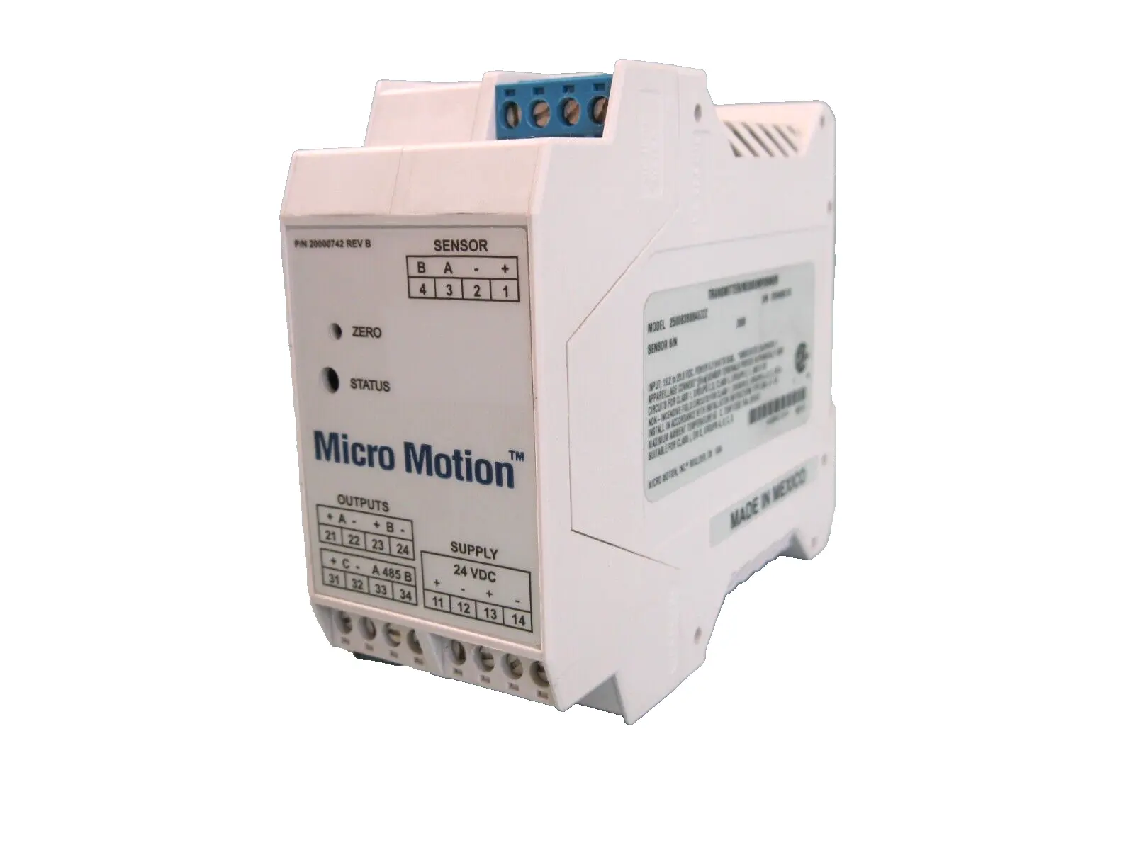 USED Micromotion 2500B3BBBAEZZZ
