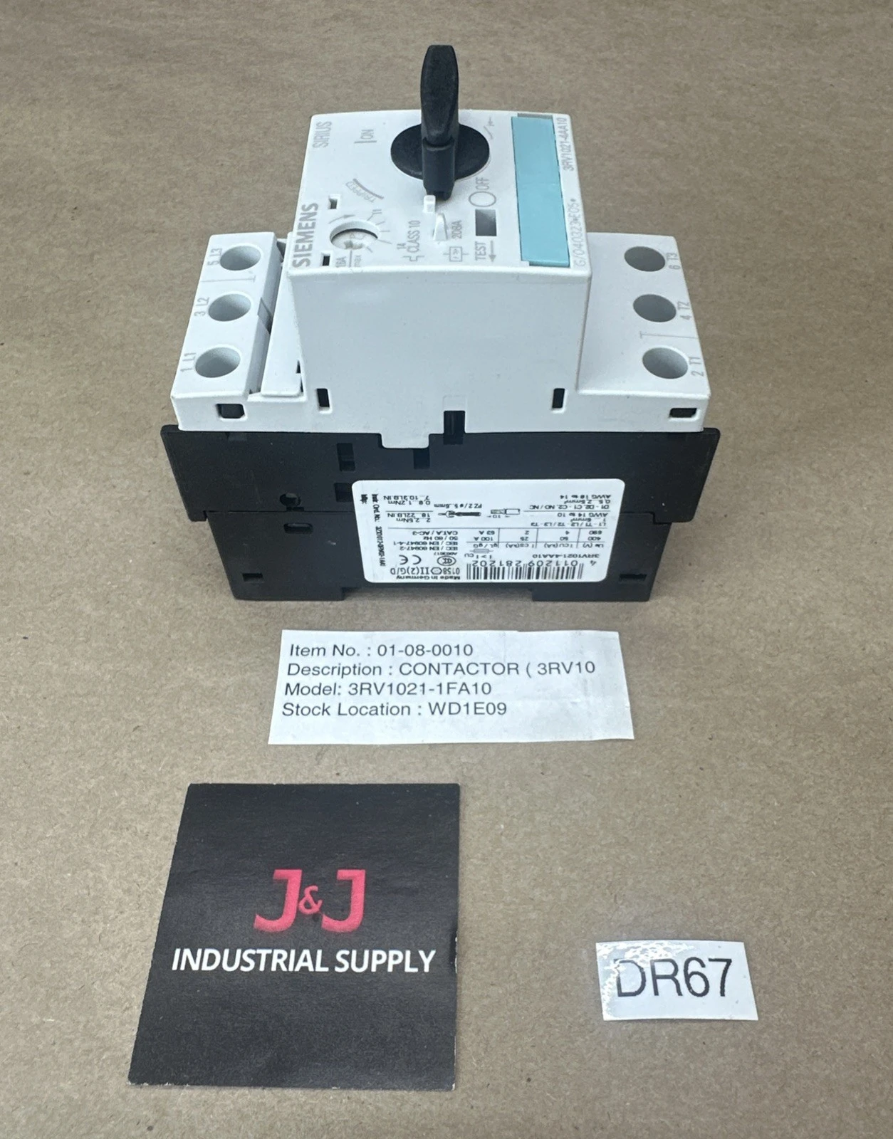 NEW Siemens 3RV1021-1FA10