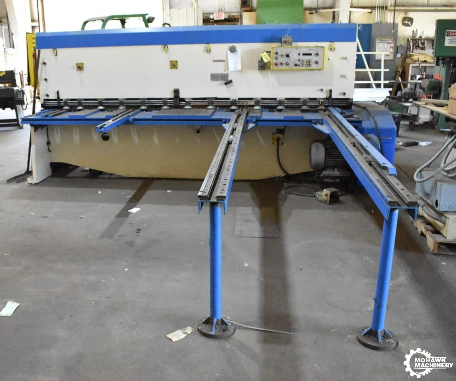 10" X 1/4" AMADA "M3060" MECHANICAL POWER SQUARING SHEAR w/42” FRONT OPERATED POWER BACK GAUGE - (2) SQUARING ARMS - FRONT SUPPORT
