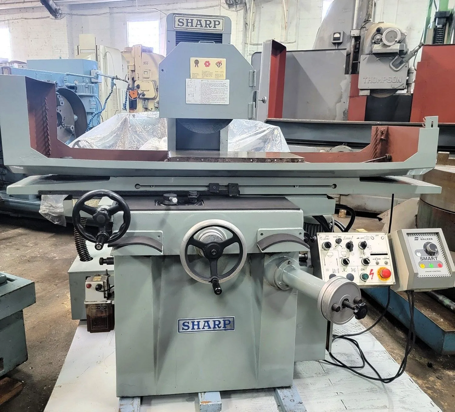 USED 2002 SHARP 12 x 24 Automatic surface grinder SH1124