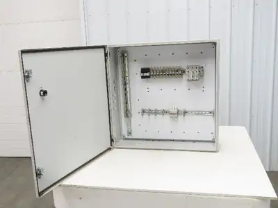 Hoffman CSD30308LG Electrical Enclosure Concept 30x30x8" Wall Mount Din Rail