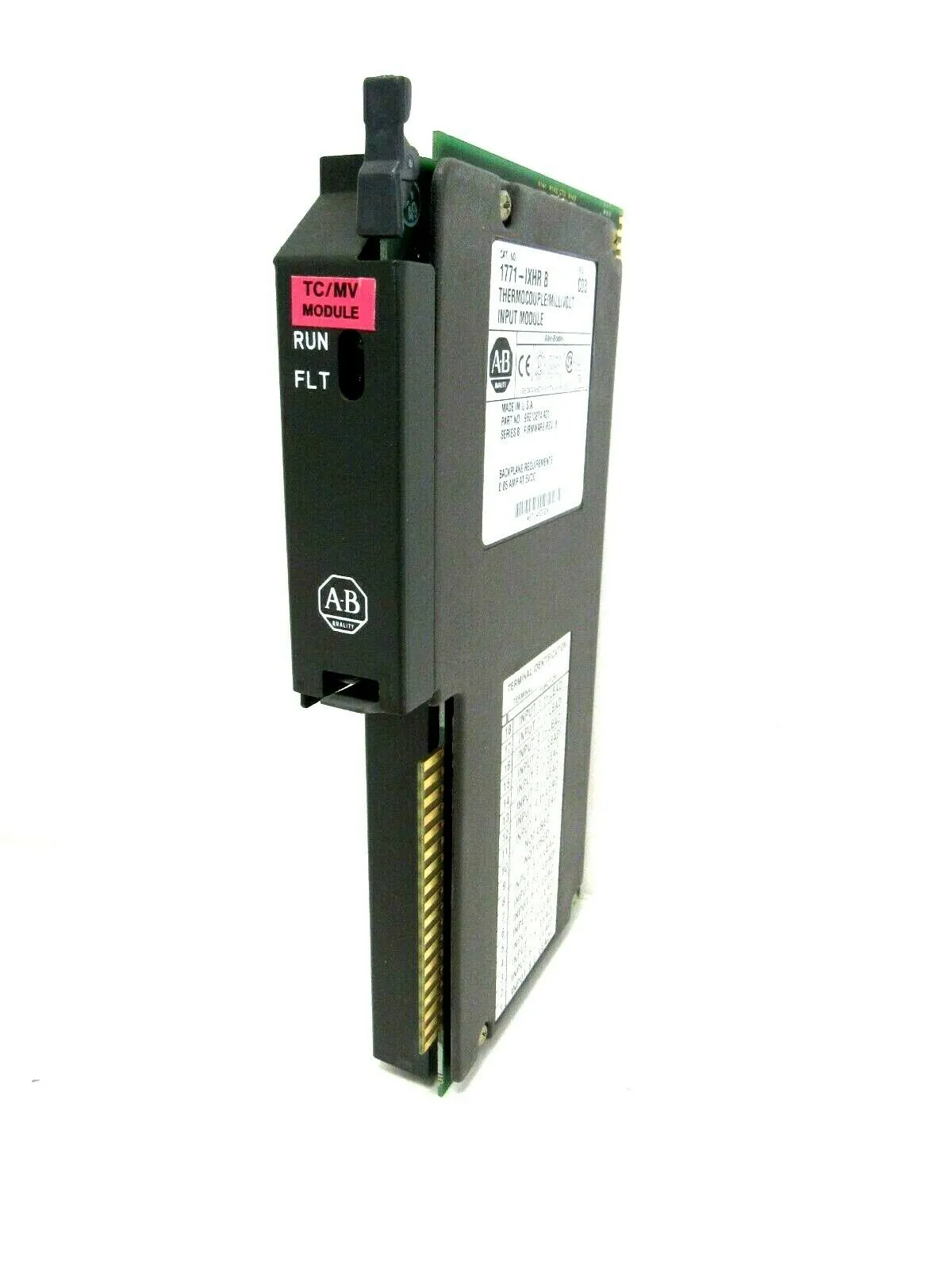 USED ALLEN BRADLEY 1771-IXHR INPUT MODULE SER B 1771IXHR