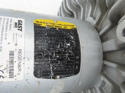 Gast R6335A-2 Regenair Regenerative Vacuum Blower 215cfm 3.5Hp 230/460V 3PH