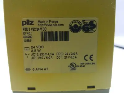 Used PILZ PZE3V22 Relays & Switches Michigan US | ND Industrial Surplus #1208280