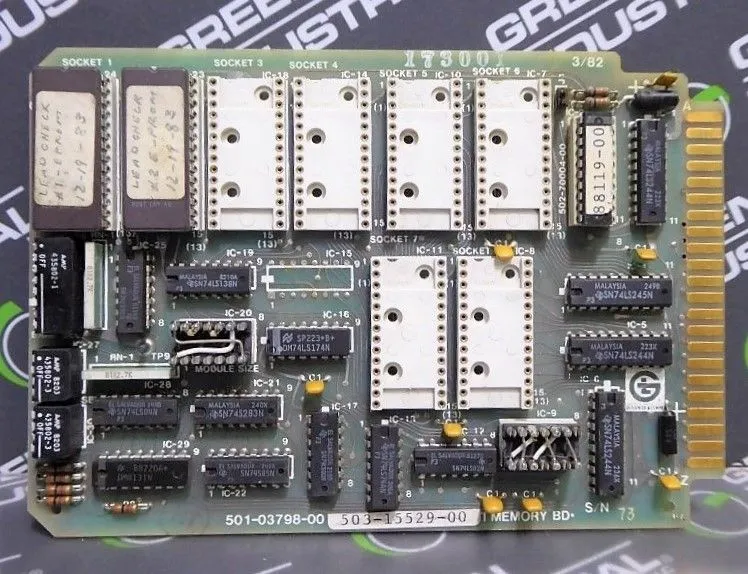 Giddings and Lewis 501-03798-00 Memory Board 503-15529-00 Used