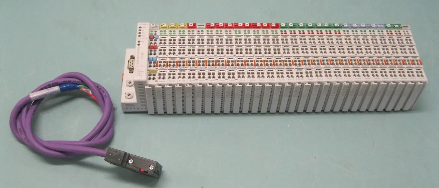 Wago 750-333 Profibus Fieldbus Coupler Module w/ Input & Output Modules D17