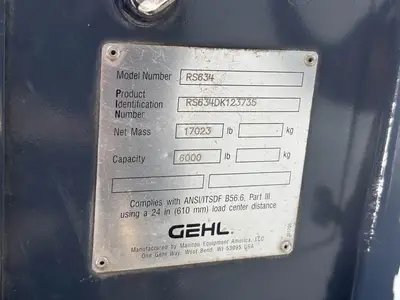Used 2018 GEHL RS6-34 Telehandlers Utah US | Global Remarketing #1540322
