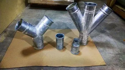 NEW US DUCT 8" ROLLED LIP 5' PIPE