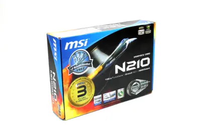 MSI GeForce N210-MD512D3H/TC Low Profile Ready Video Card, TurboCache 1GB